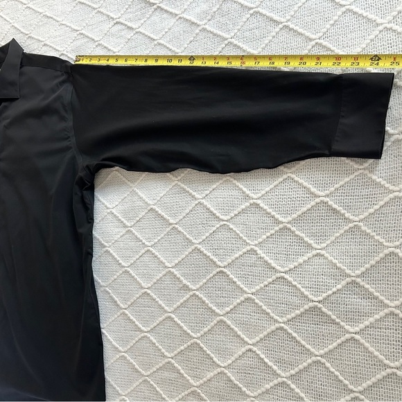 Calvin Klein Men’s Performance Black Button Down Dress shirt. 17 1/2 - Picture 5 of 11